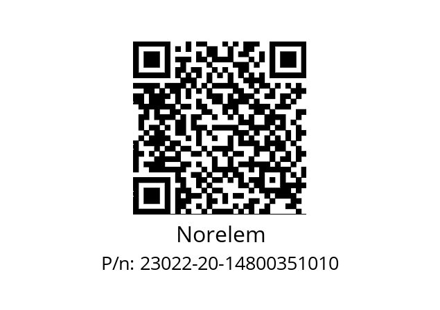   Norelem 23022-20-14800351010