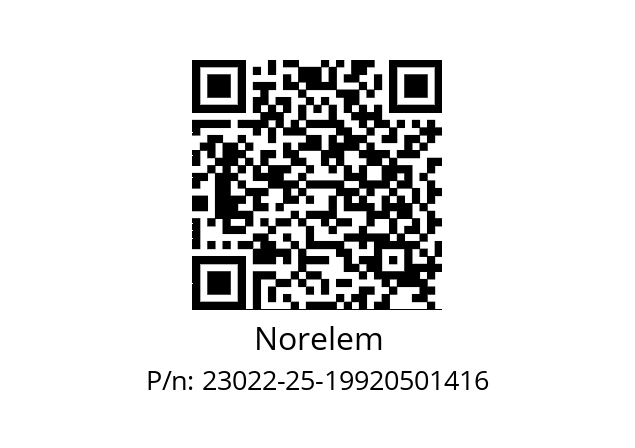   Norelem 23022-25-19920501416