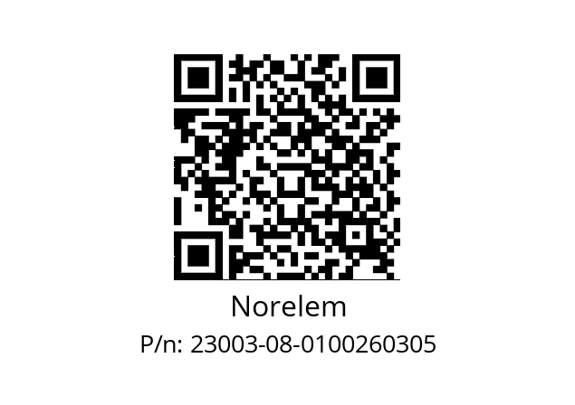   Norelem 23003-08-0100260305