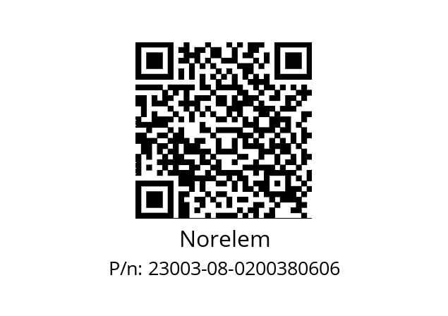   Norelem 23003-08-0200380606