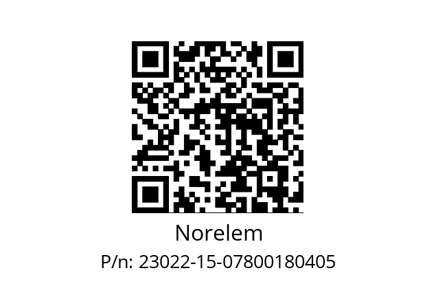   Norelem 23022-15-07800180405