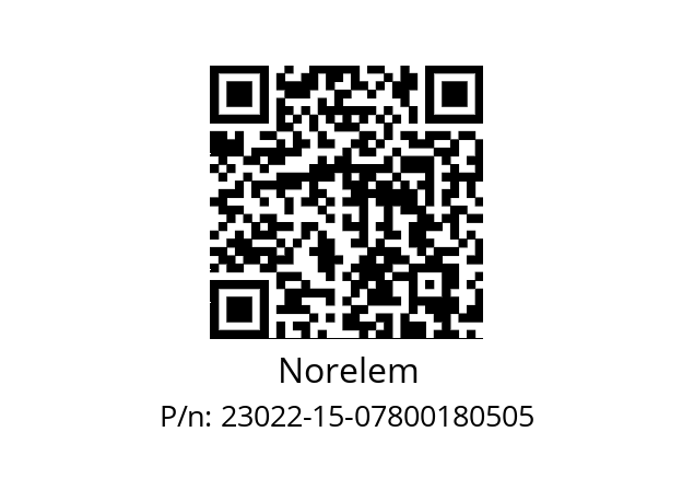   Norelem 23022-15-07800180505