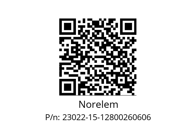   Norelem 23022-15-12800260606