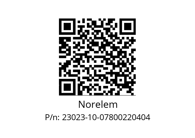   Norelem 23023-10-07800220404