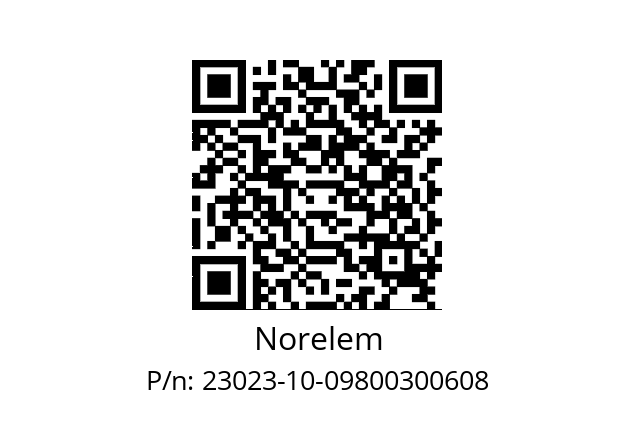   Norelem 23023-10-09800300608