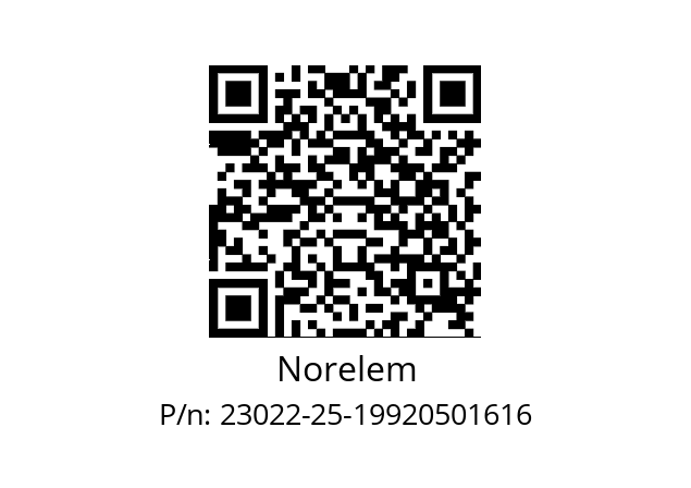   Norelem 23022-25-19920501616