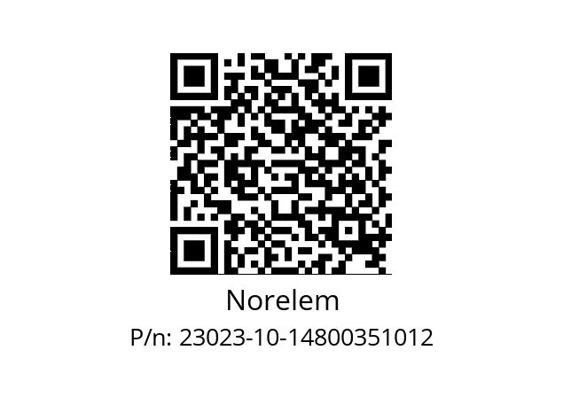   Norelem 23023-10-14800351012