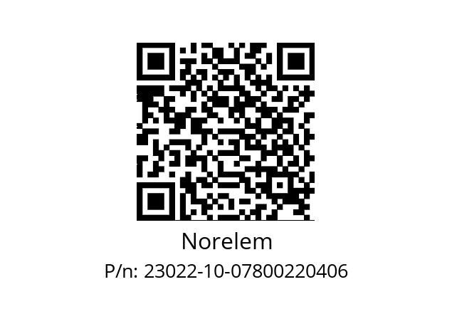   Norelem 23022-10-07800220406