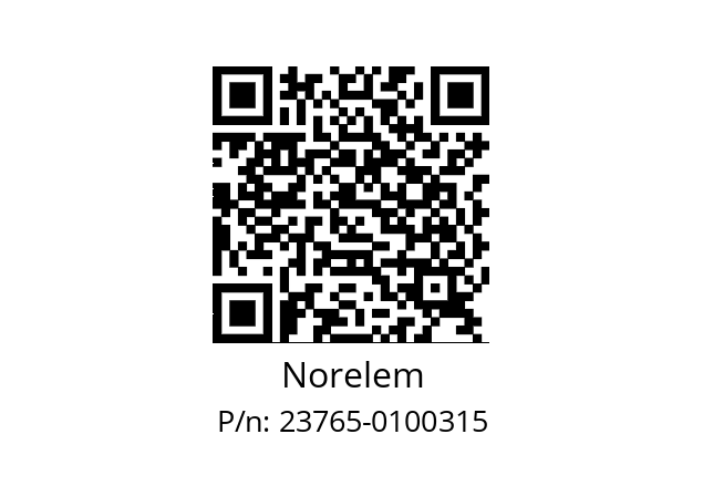   Norelem 23765-0100315