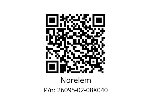   Norelem 26095-02-08X040