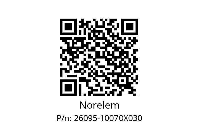   Norelem 26095-10070X030