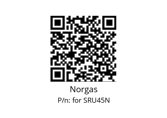   Norgas for SRU45N