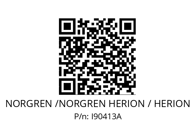   NORGREN /NORGREN HERION / HERION I90413A