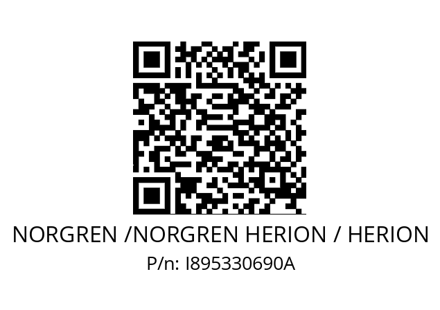   NORGREN /NORGREN HERION / HERION I895330690A