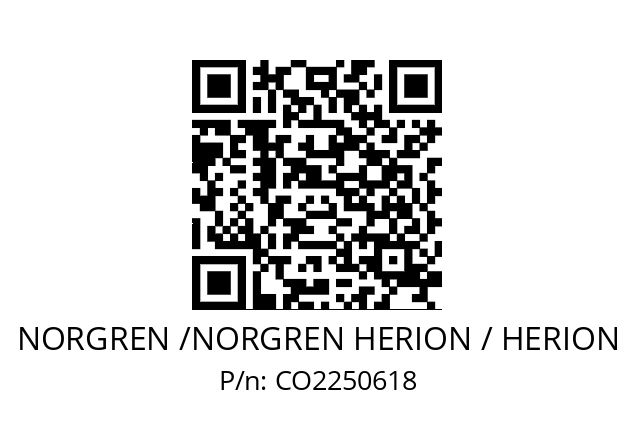   NORGREN /NORGREN HERION / HERION CO2250618