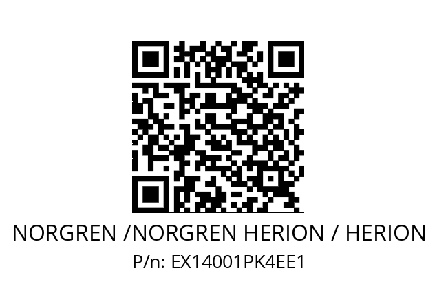   NORGREN /NORGREN HERION / HERION EX14001PK4EE1