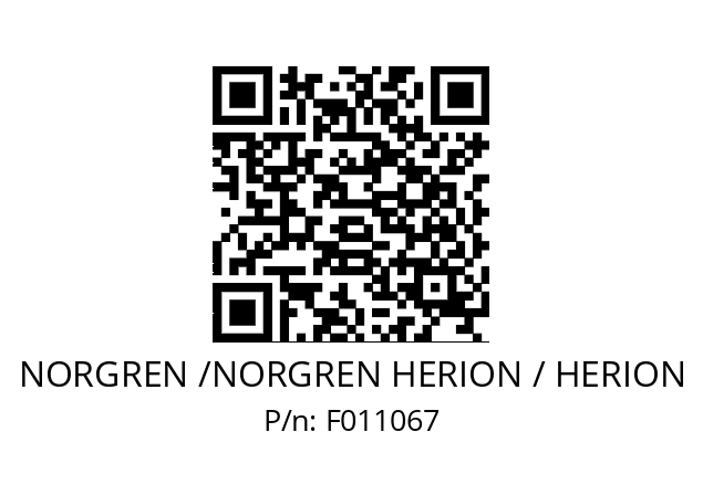   NORGREN /NORGREN HERION / HERION F011067