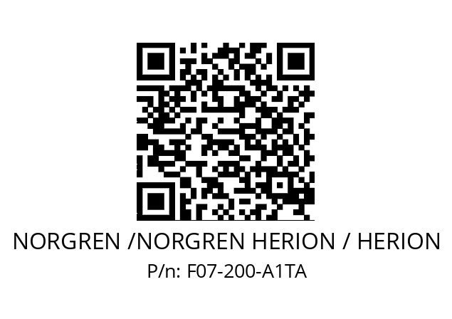 Filter  NORGREN /NORGREN HERION / HERION F07-200-A1TA