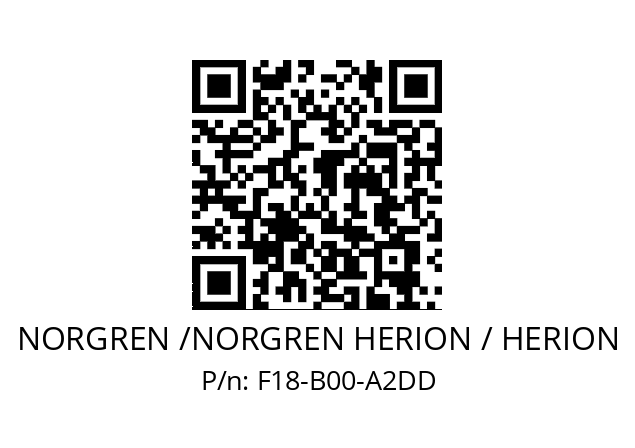 Filter  NORGREN /NORGREN HERION / HERION F18-B00-A2DD