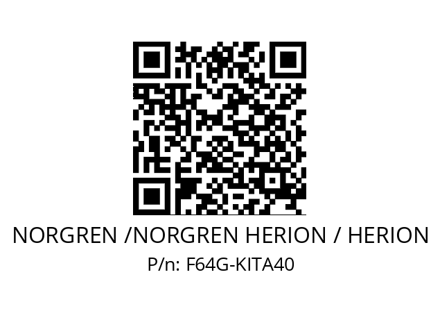 Filter  NORGREN /NORGREN HERION / HERION F64G-KITA40