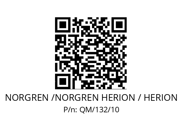   NORGREN /NORGREN HERION / HERION QM/132/10