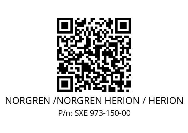   NORGREN /NORGREN HERION / HERION SXE 973-150-00