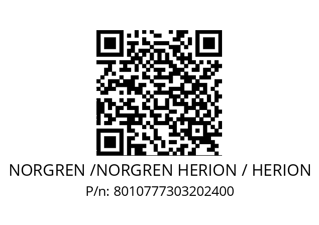   NORGREN /NORGREN HERION / HERION 8010777303202400