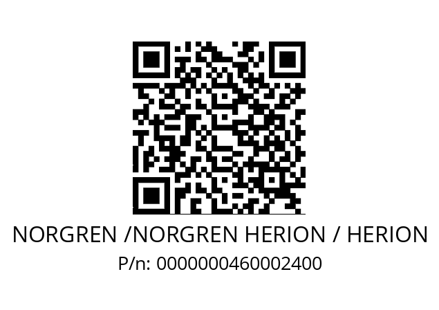   NORGREN /NORGREN HERION / HERION 0000000460002400