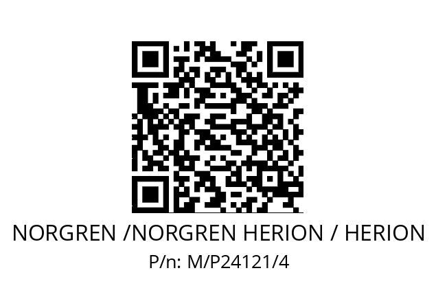   NORGREN /NORGREN HERION / HERION M/P24121/4