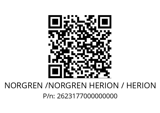   NORGREN /NORGREN HERION / HERION 2623177000000000