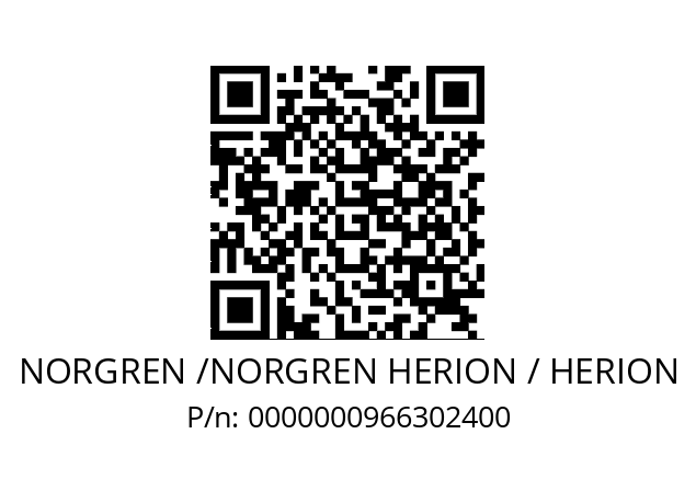   NORGREN /NORGREN HERION / HERION 0000000966302400