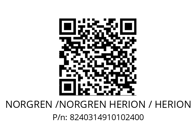   NORGREN /NORGREN HERION / HERION 8240314910102400