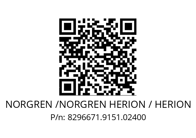   NORGREN /NORGREN HERION / HERION 8296671.9151.02400