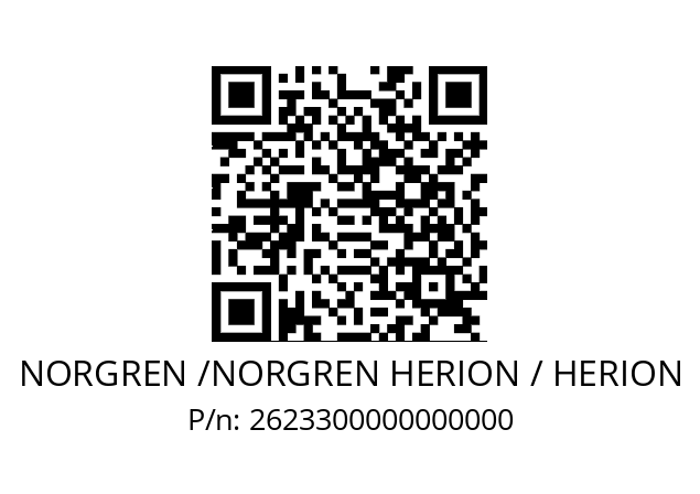   NORGREN /NORGREN HERION / HERION 2623300000000000