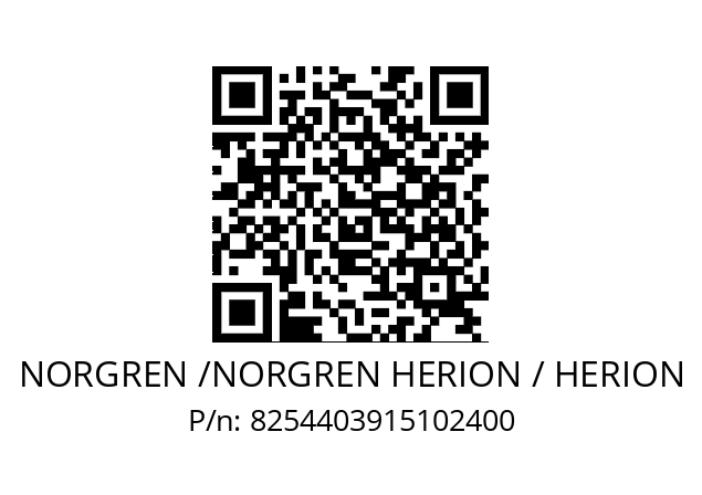   NORGREN /NORGREN HERION / HERION 8254403915102400