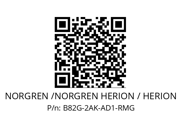 Filter regulator  NORGREN /NORGREN HERION / HERION B82G-2AK-AD1-RMG