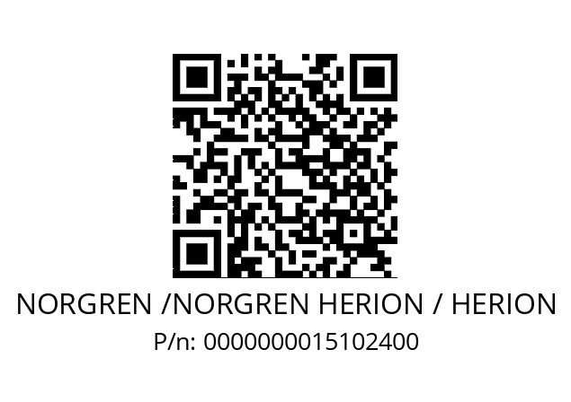   NORGREN /NORGREN HERION / HERION 0000000015102400