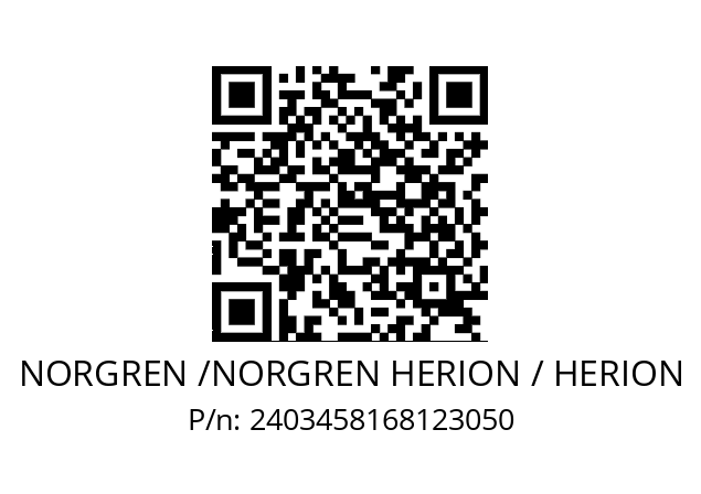   NORGREN /NORGREN HERION / HERION 2403458168123050