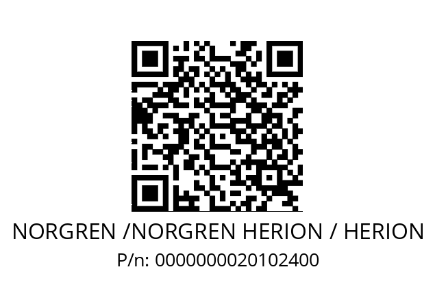   NORGREN /NORGREN HERION / HERION 0000000020102400