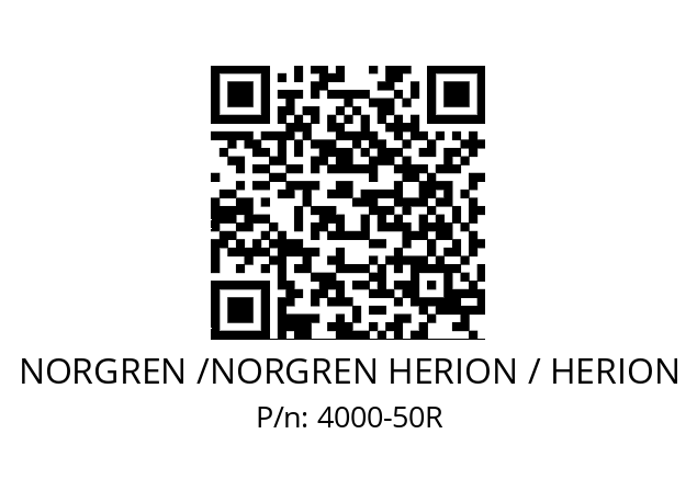   NORGREN /NORGREN HERION / HERION 4000-50R