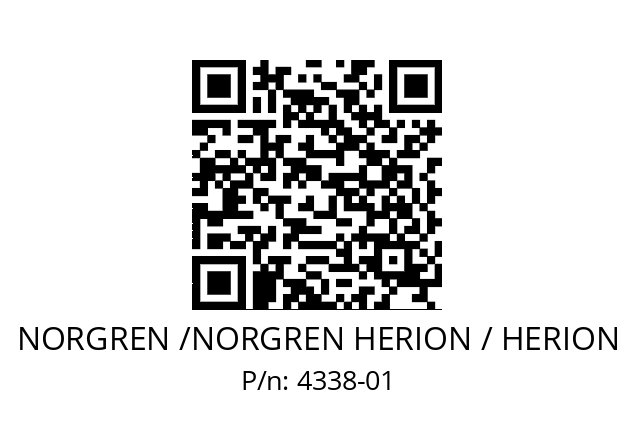   NORGREN /NORGREN HERION / HERION 4338-01