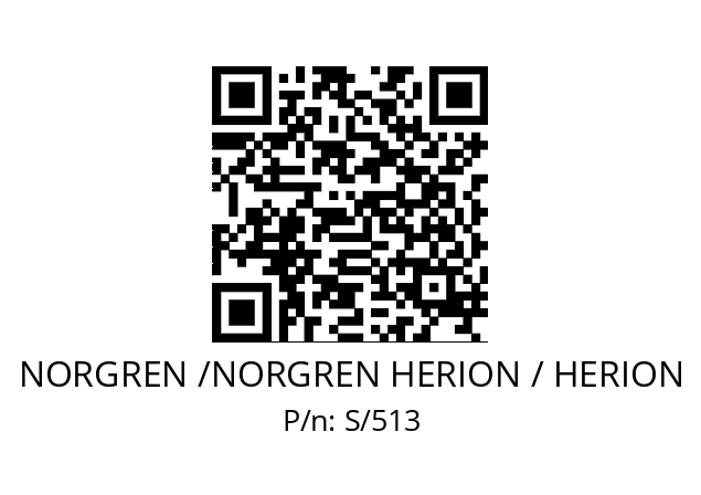   NORGREN /NORGREN HERION / HERION S/513