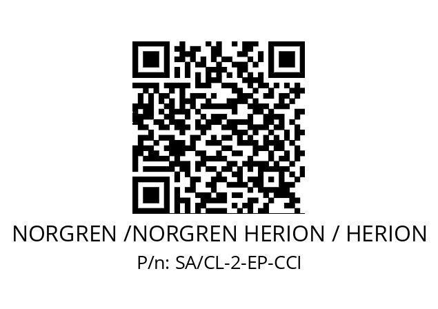   NORGREN /NORGREN HERION / HERION SA/CL-2-EP-CCI