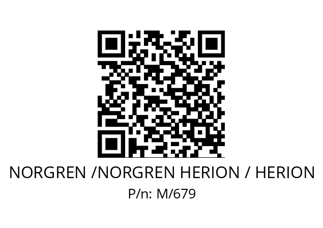   NORGREN /NORGREN HERION / HERION M/679