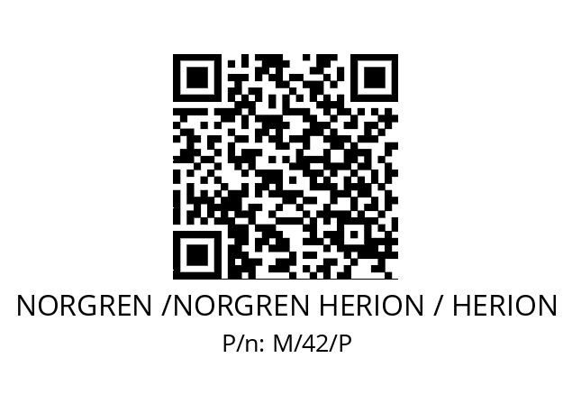   NORGREN /NORGREN HERION / HERION M/42/P