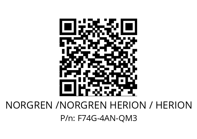 Filter  NORGREN /NORGREN HERION / HERION F74G-4AN-QM3