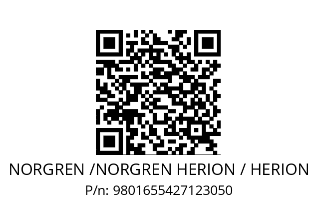   NORGREN /NORGREN HERION / HERION 9801655427123050