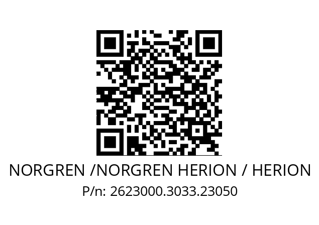   NORGREN /NORGREN HERION / HERION 2623000.3033.23050