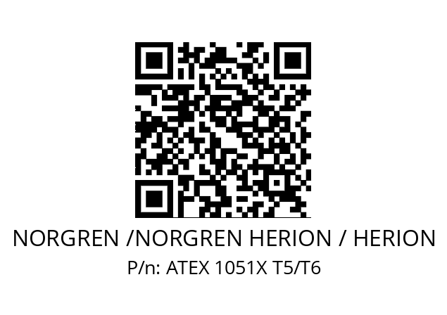   NORGREN /NORGREN HERION / HERION ATEX 1051X T5/T6