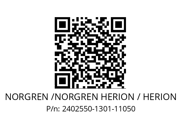   NORGREN /NORGREN HERION / HERION 2402550-1301-11050